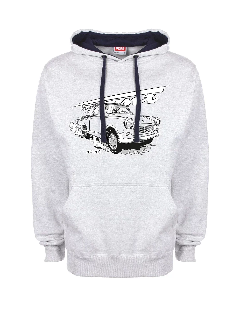 Blau-graues Sweatshirt Trabi 601