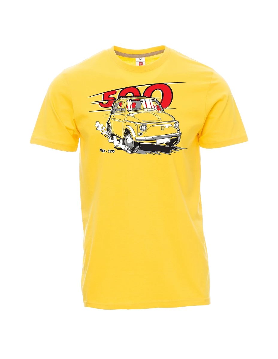Gelbes T-Shirt für Männer Der italienische Veteran F 500