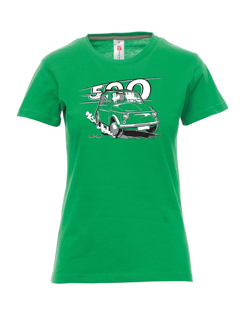 Grünes T-Shirt für Damen Der italienische Veteran F 500