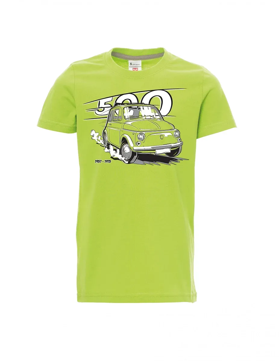 Hellgrünes Kinder T-Shirt Der italienische Veteran F 500