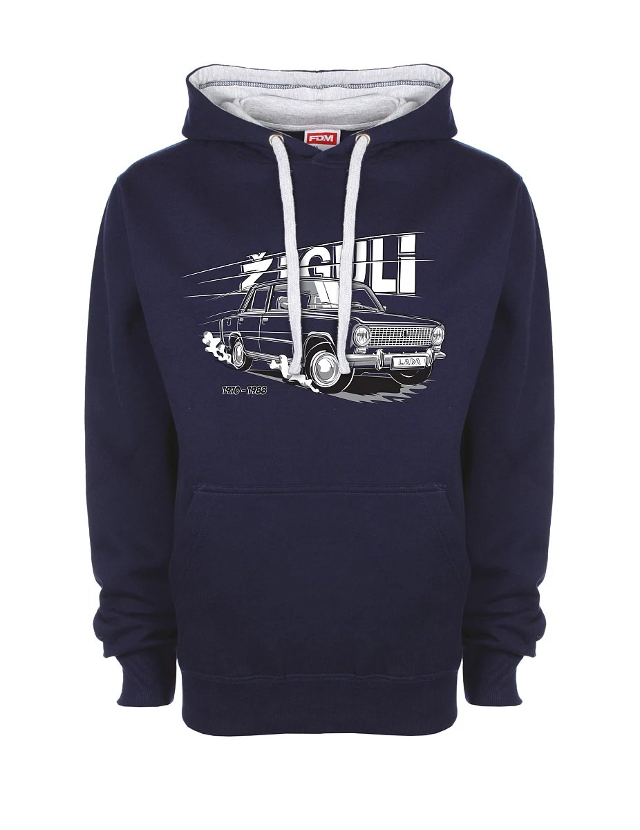 Grau-marines Sweatshirt Lada-Žiguli
