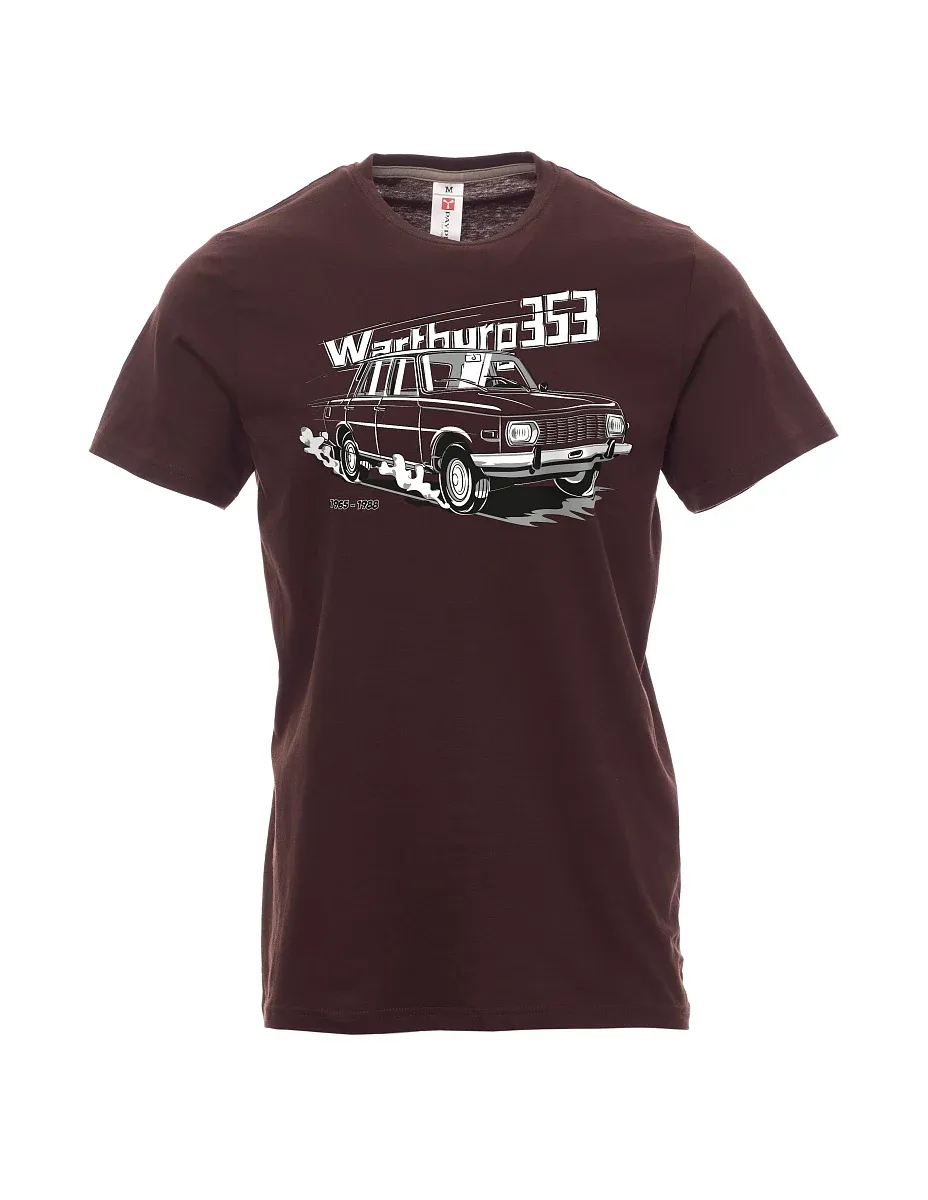 Dunkelbraun T-Shirt für Männer Wartburg 353