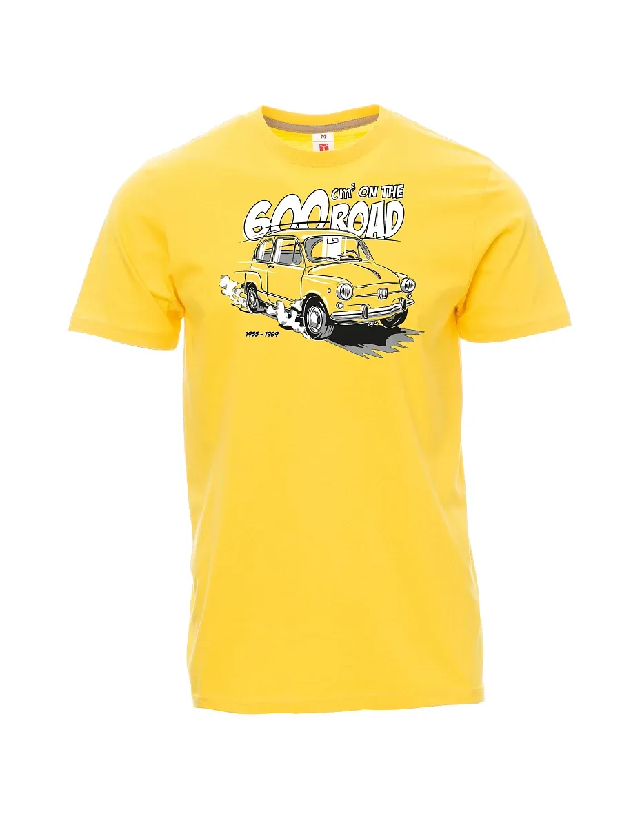 Gelbes T-Shirt für Männer Der italienische Veteran F 600
