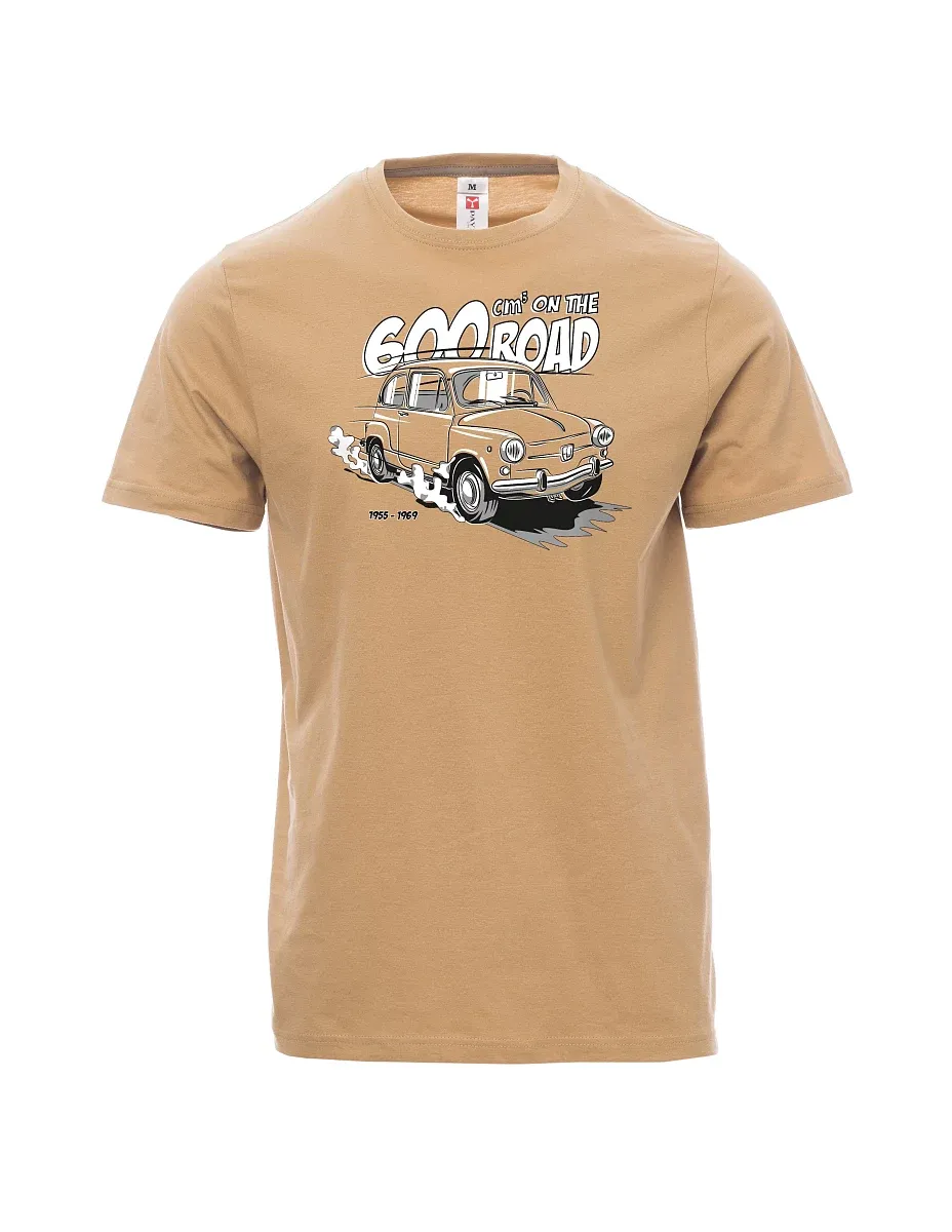 Braunes T-Shirt für Männer Der italienische Veteran F 600