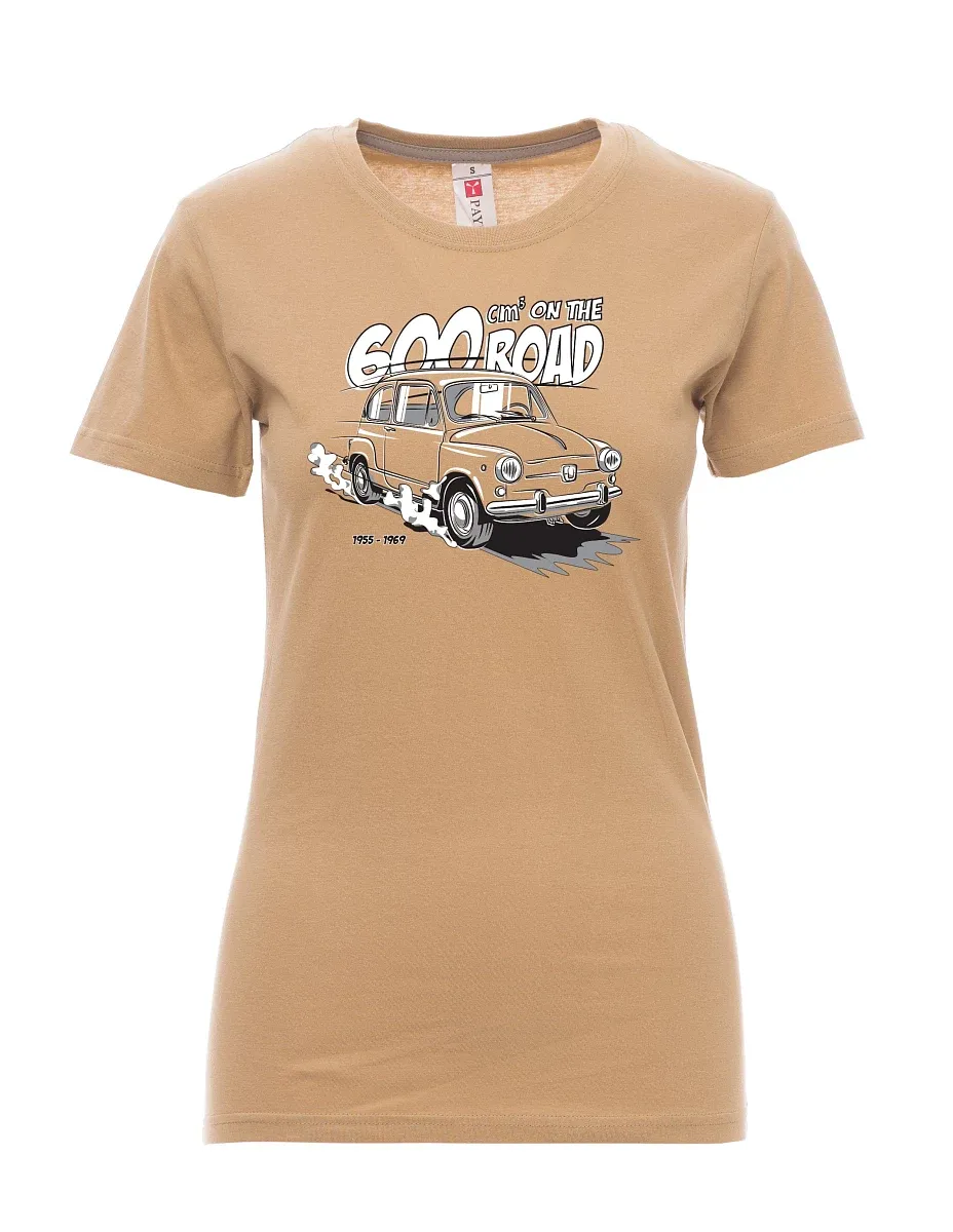 Braunes T-Shirt für Damen Der italienische Veteran F 600
