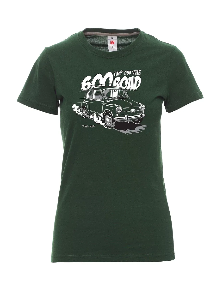Dunkelgrün T-Shirt für Damen Der italienische Veteran F 600