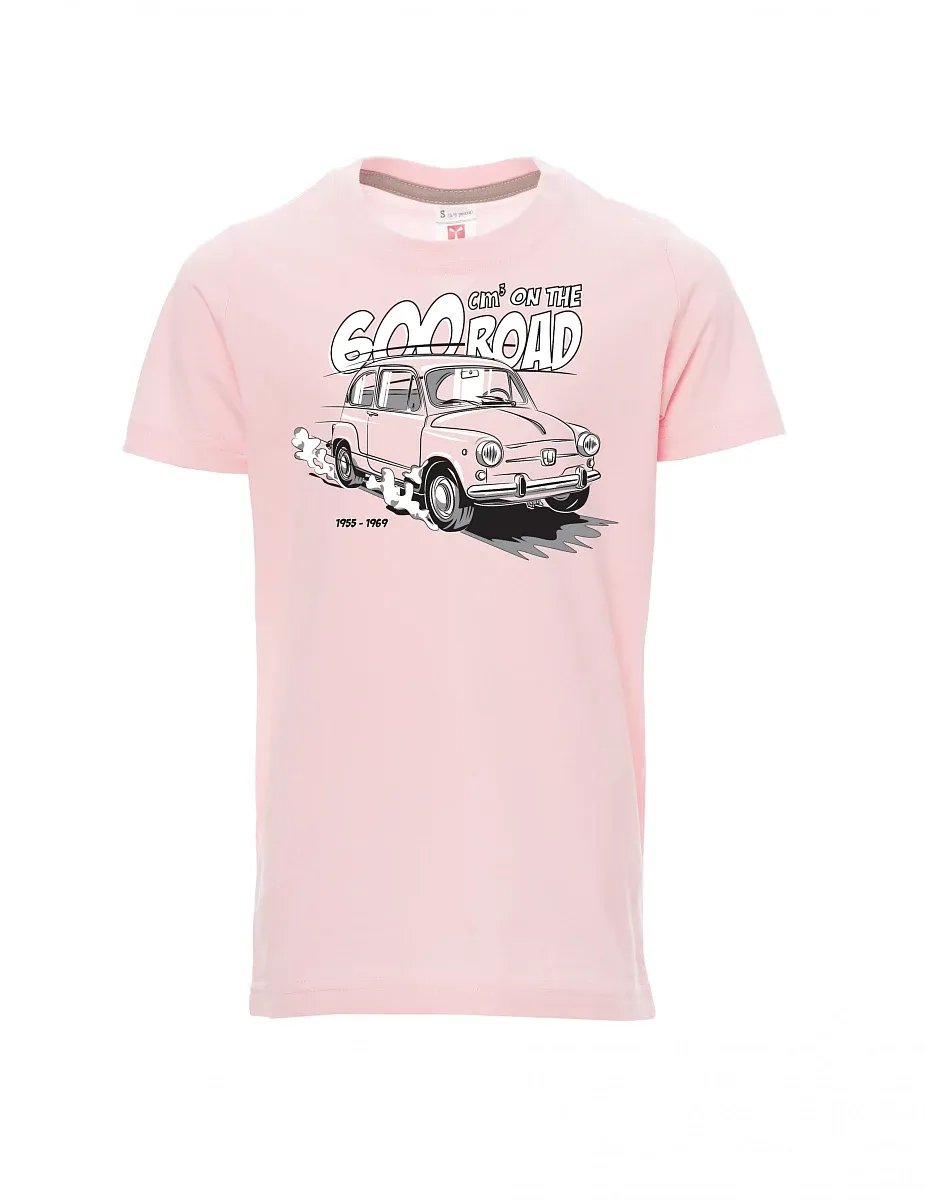 Hell-Pink Kinder T-Shirt Der italienische Veteran F 600