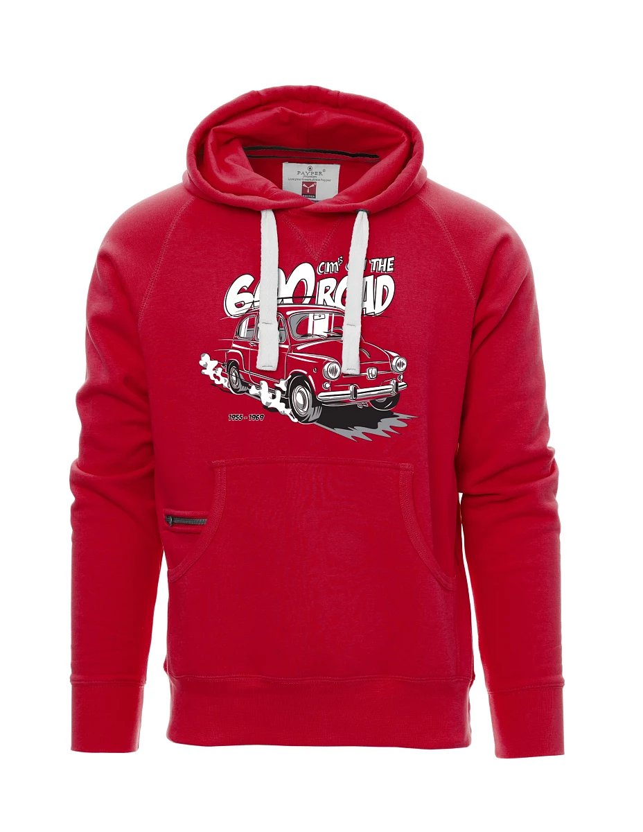 Rotes Sweatshirt für Männer Der italienische Veteran F 600