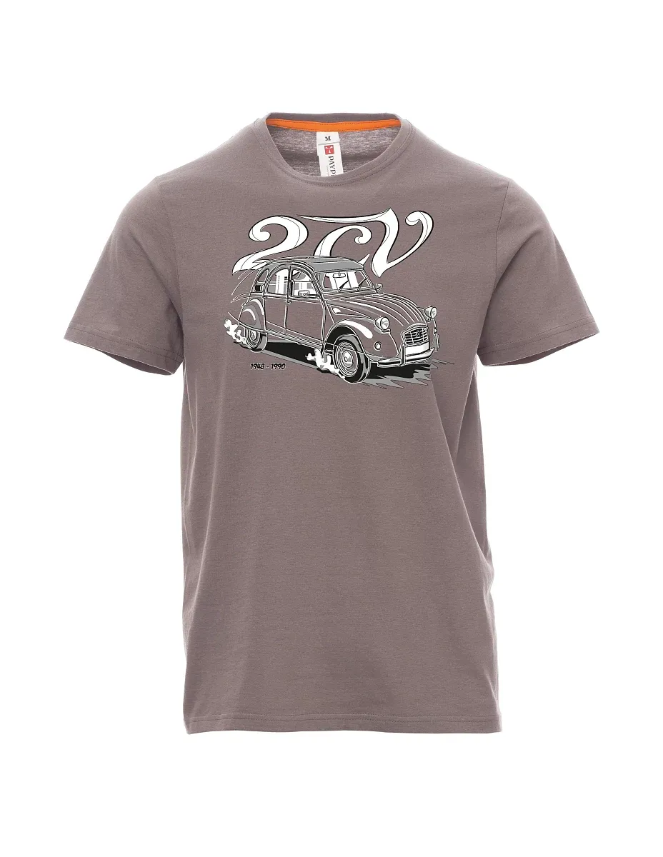 Stahlgrau T-Shirt für Männer 2CV