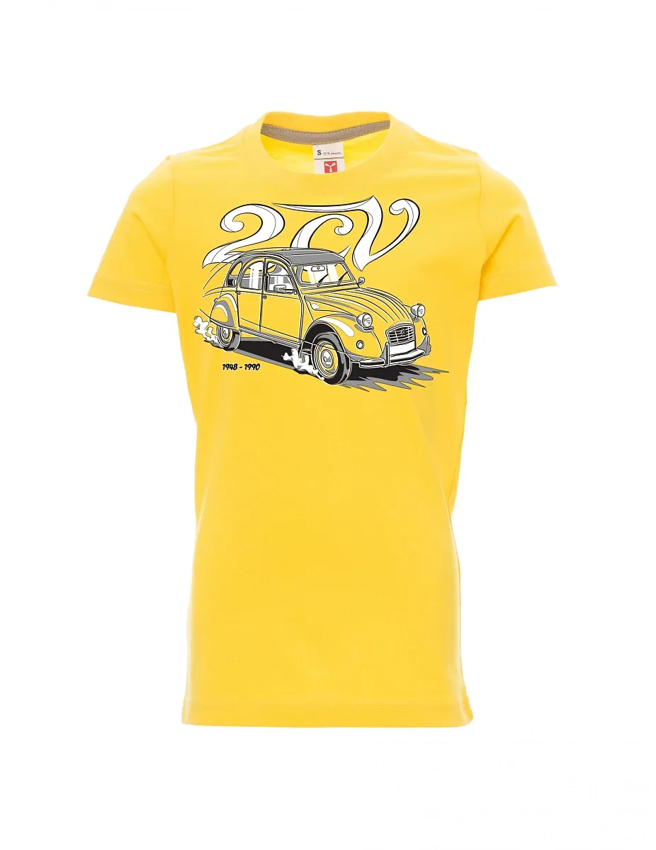 Gelbes Kinder T-Shirt 2CV