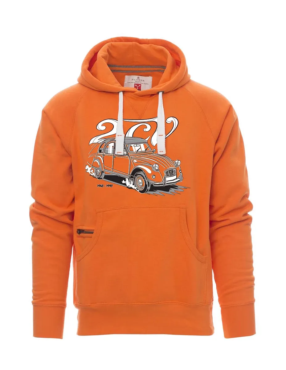 Orange Sweatshirt für Männer 2CV