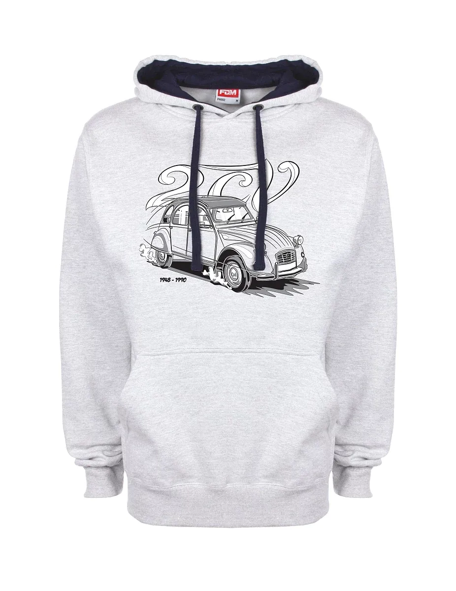 Blau-graues Sweatshirt 2CV