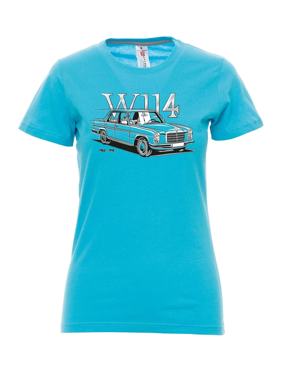 Atoll-blaues T-Shirt für Damen W114