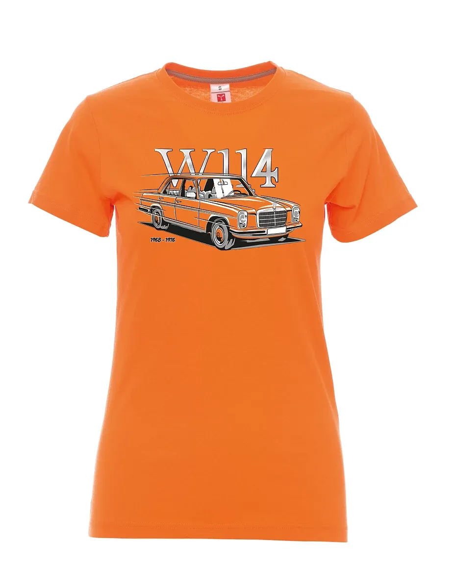 Orange T-Shirt für Damen W114