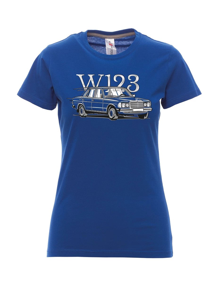 Königsblaues T-Shirt für Damen W123