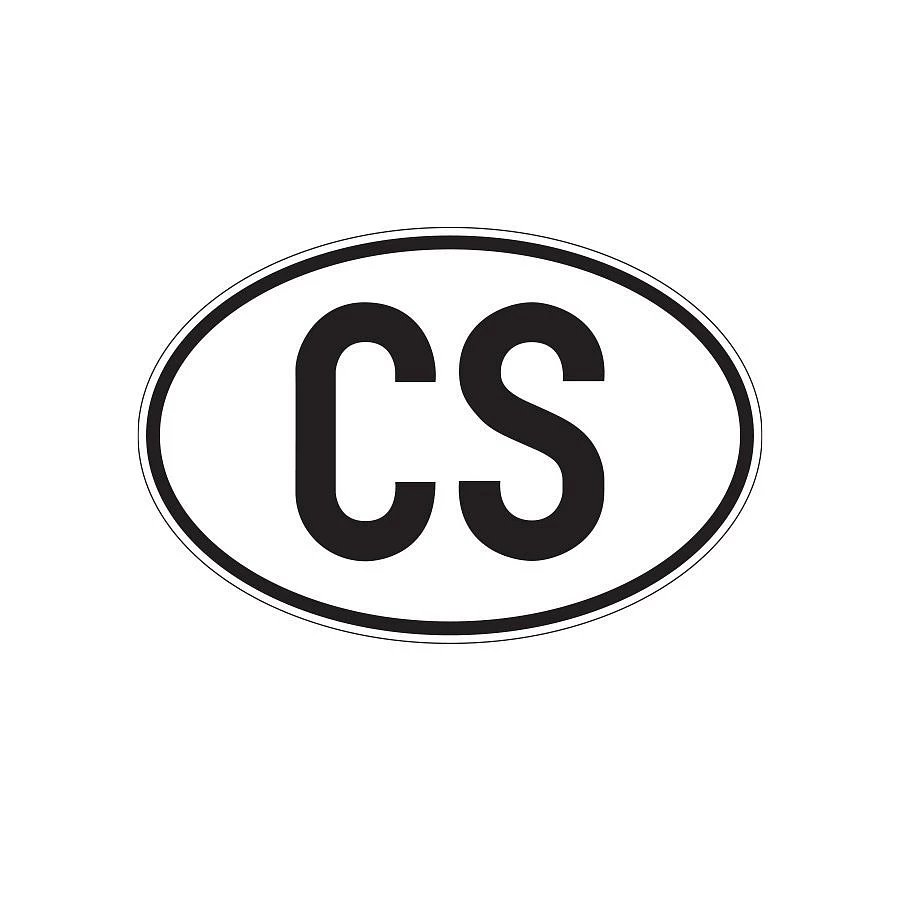 CS-Aufkleber klein