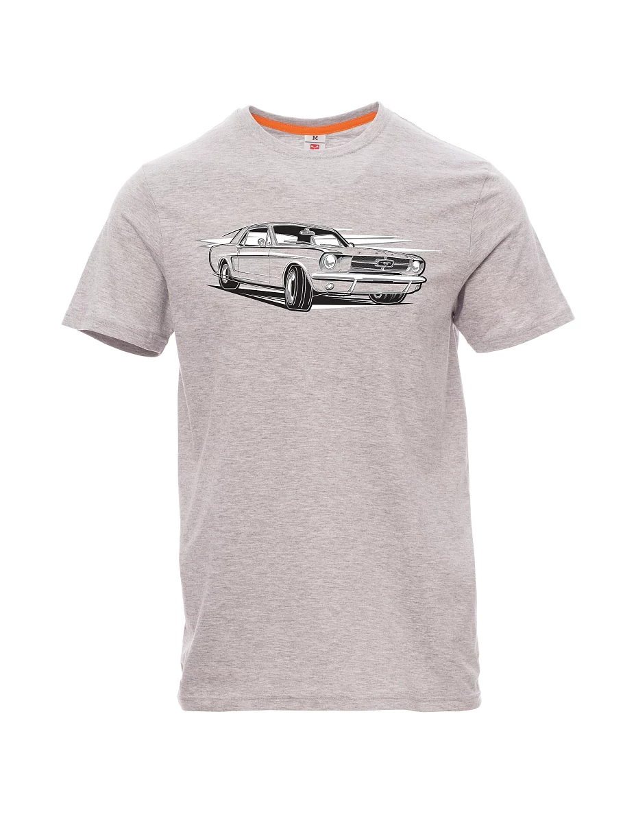 Grau melange T-Shirt für Männer Mustang