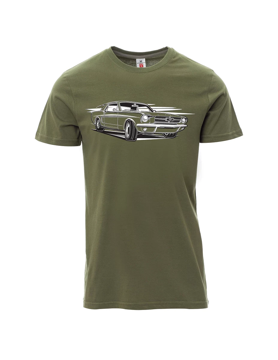 Khaki T-Shirt für Männer Mustang