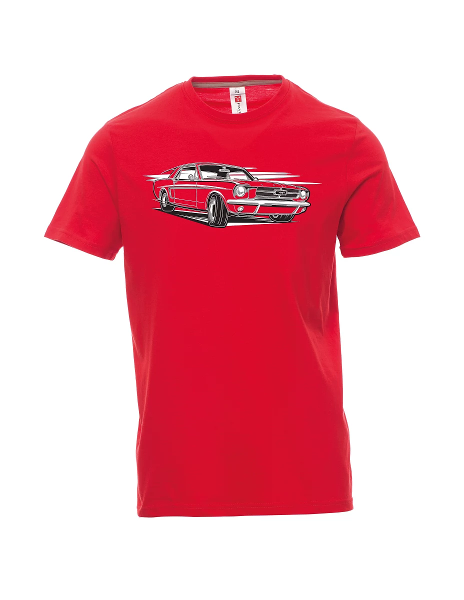 Rotes T-Shirt für Männer Mustang
