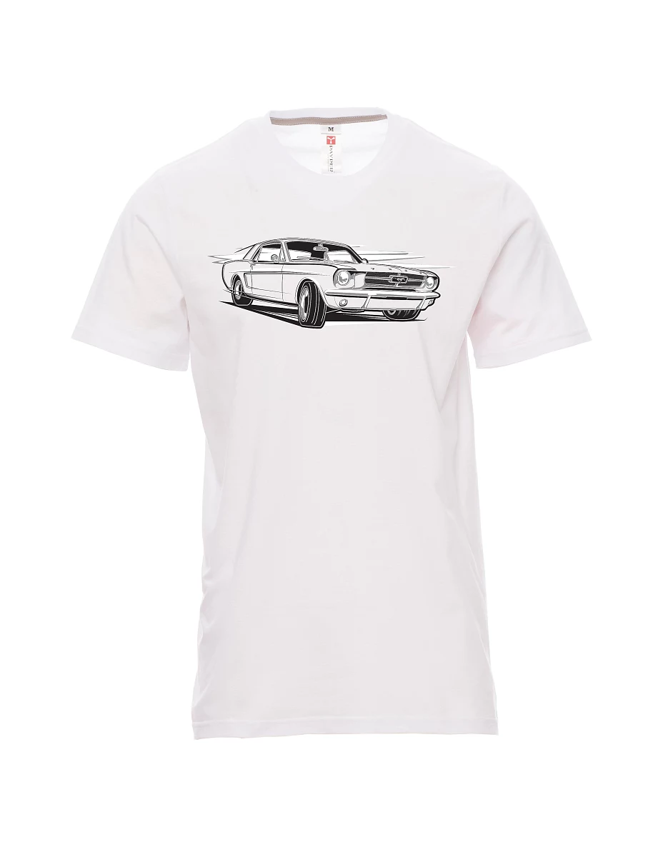 Weißes T-Shirt für Männer Mustang