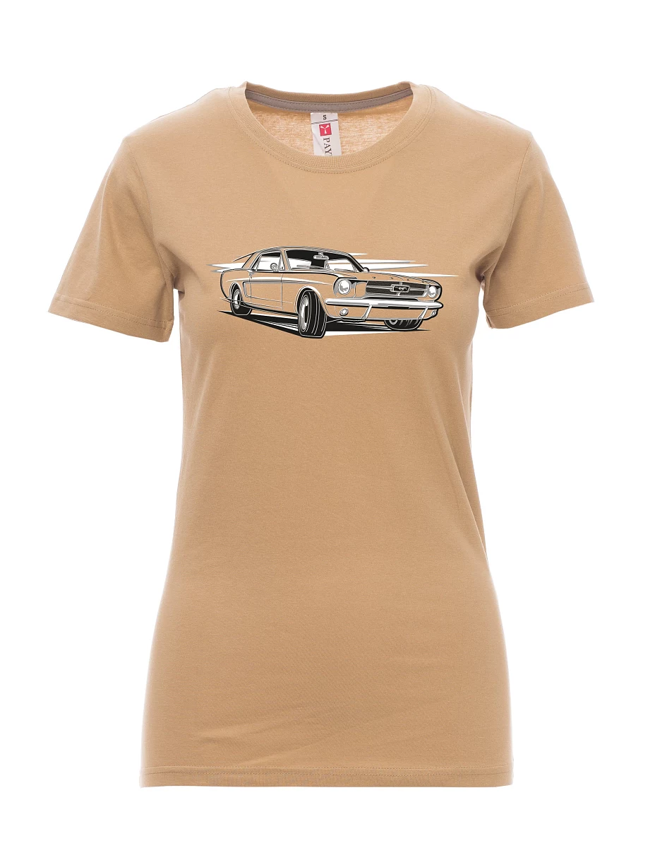 Braunes T-Shirt für Damen Mustang