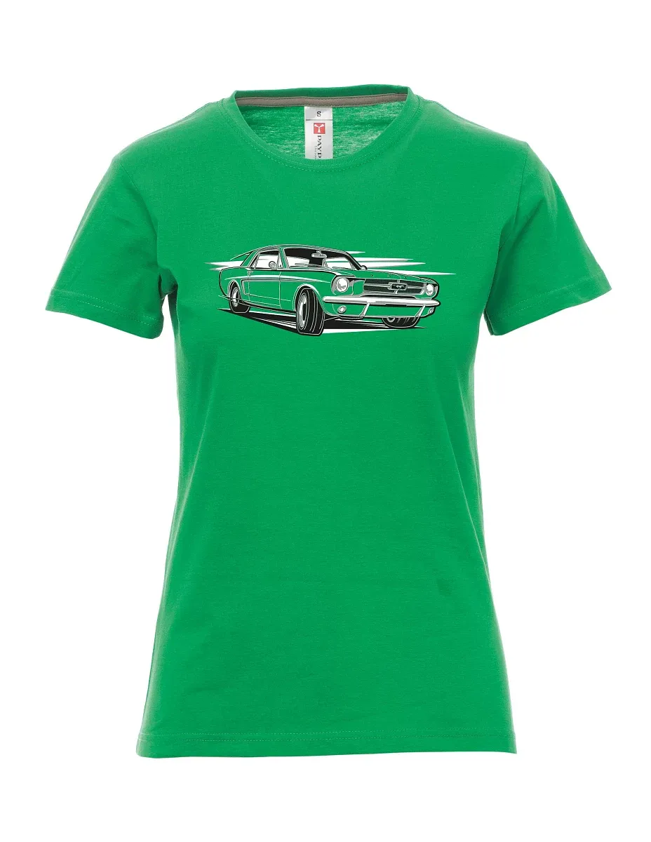 Grünes T-Shirt für Damen Mustang
