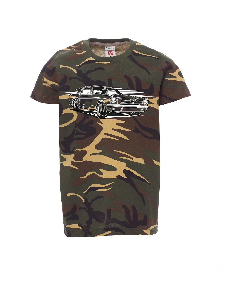 Tarnung Kinder T-Shirt Mustang
