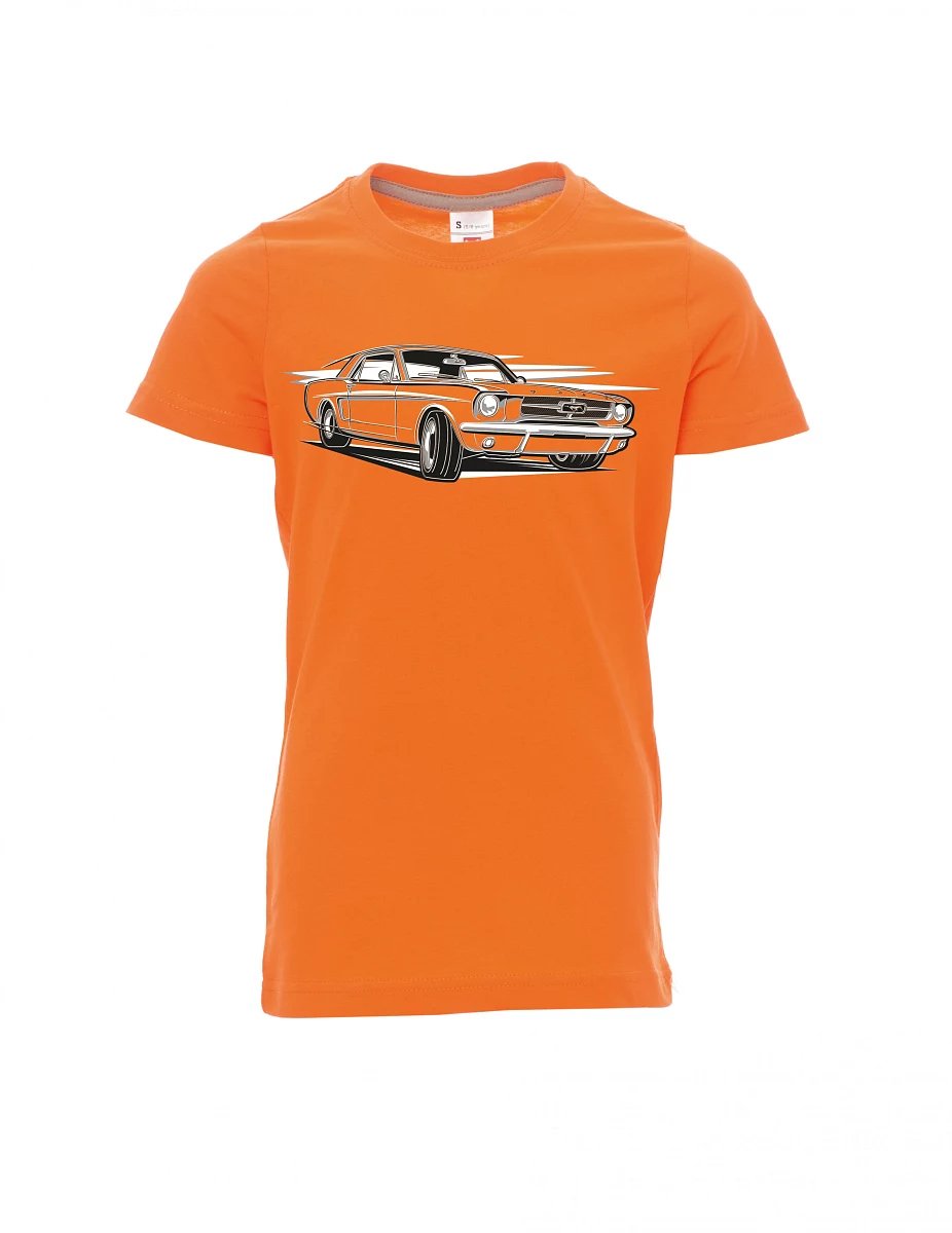 Orange Kinder T-Shirt Mustang