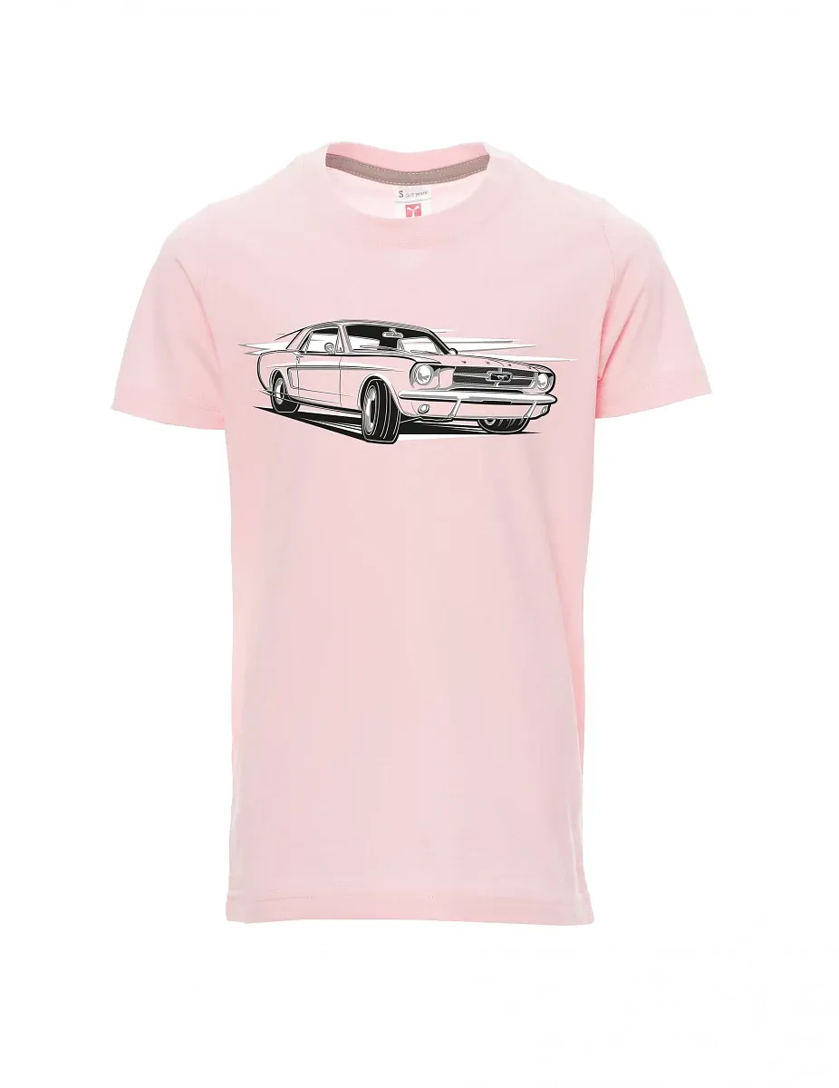 Hell-Pink Kinder T-Shirt Mustang