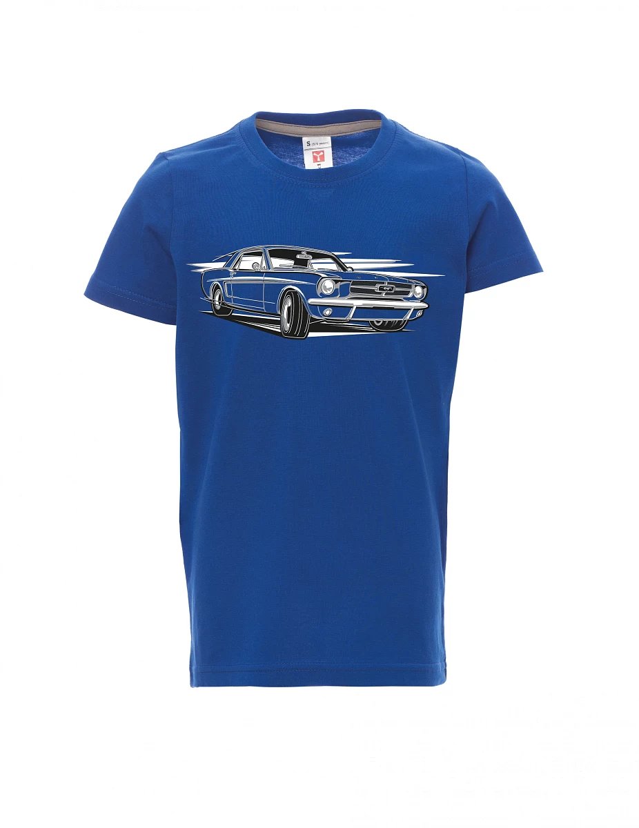 Blaues Kinder T-Shirt Mustang