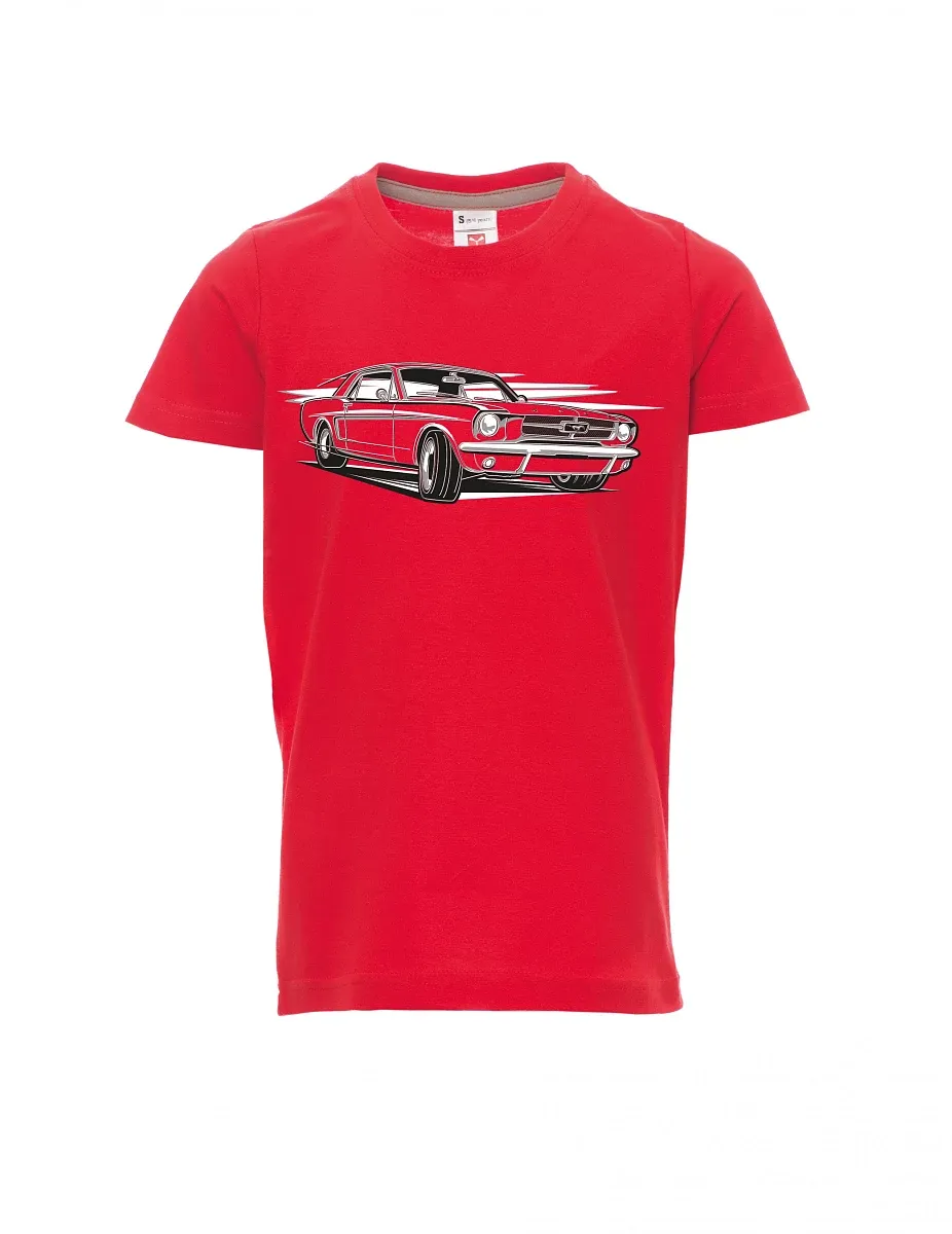 Rotes Kinder T-Shirt Mustang