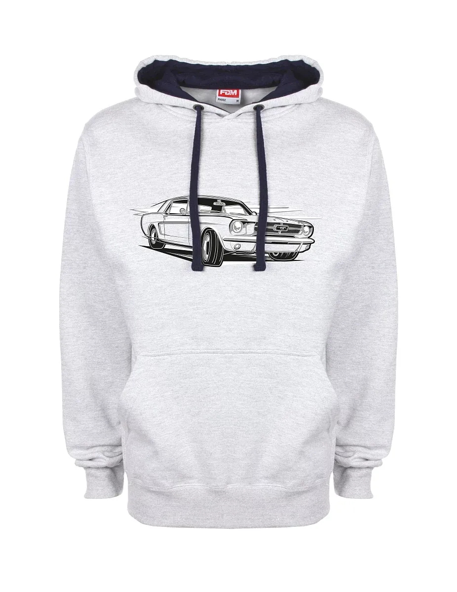 Blau-graues Sweatshirt Mustang