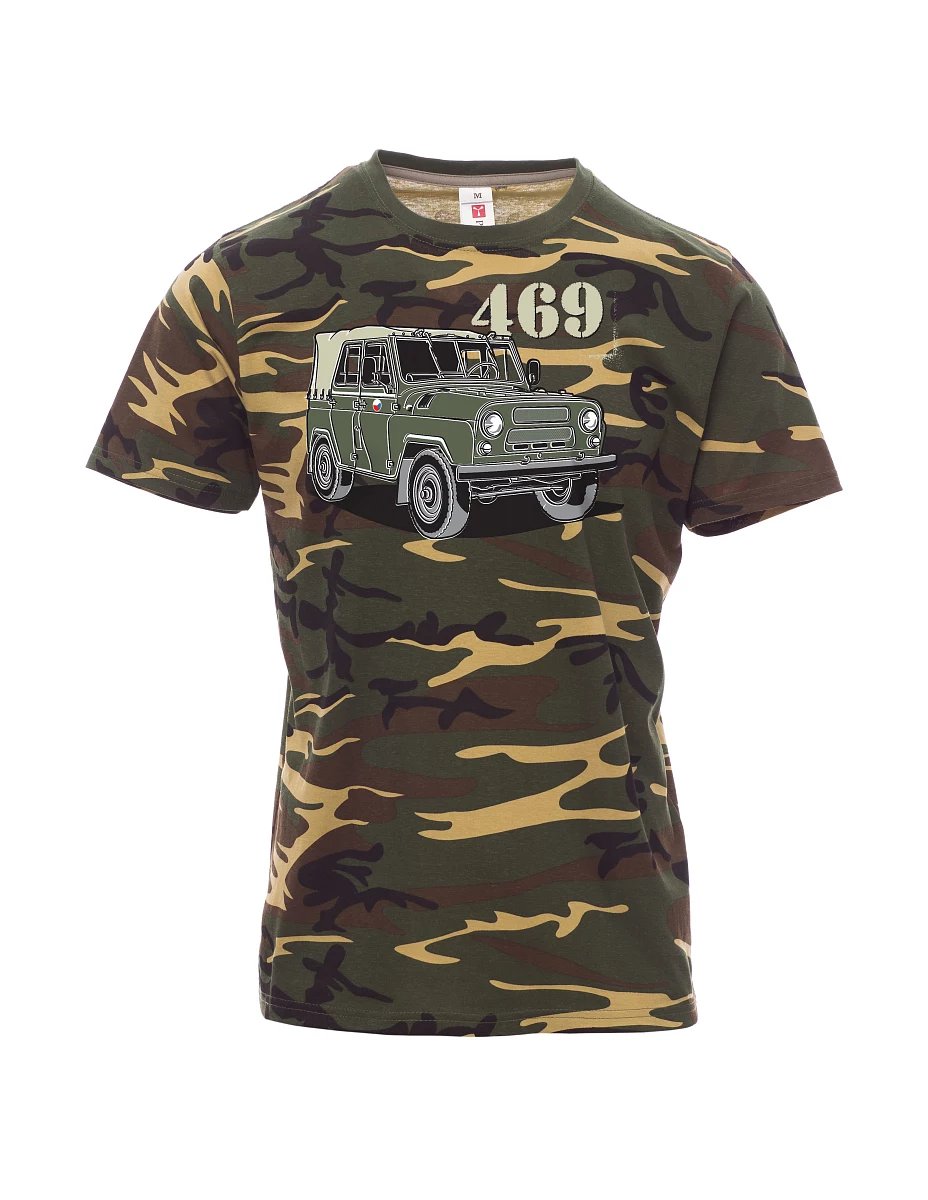 Tarnung T-Shirt für Männer UAZ 469  CZ