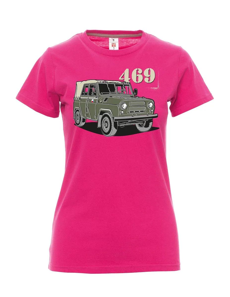 Rosa T-Shirt für Damen UAZ 469  CZ