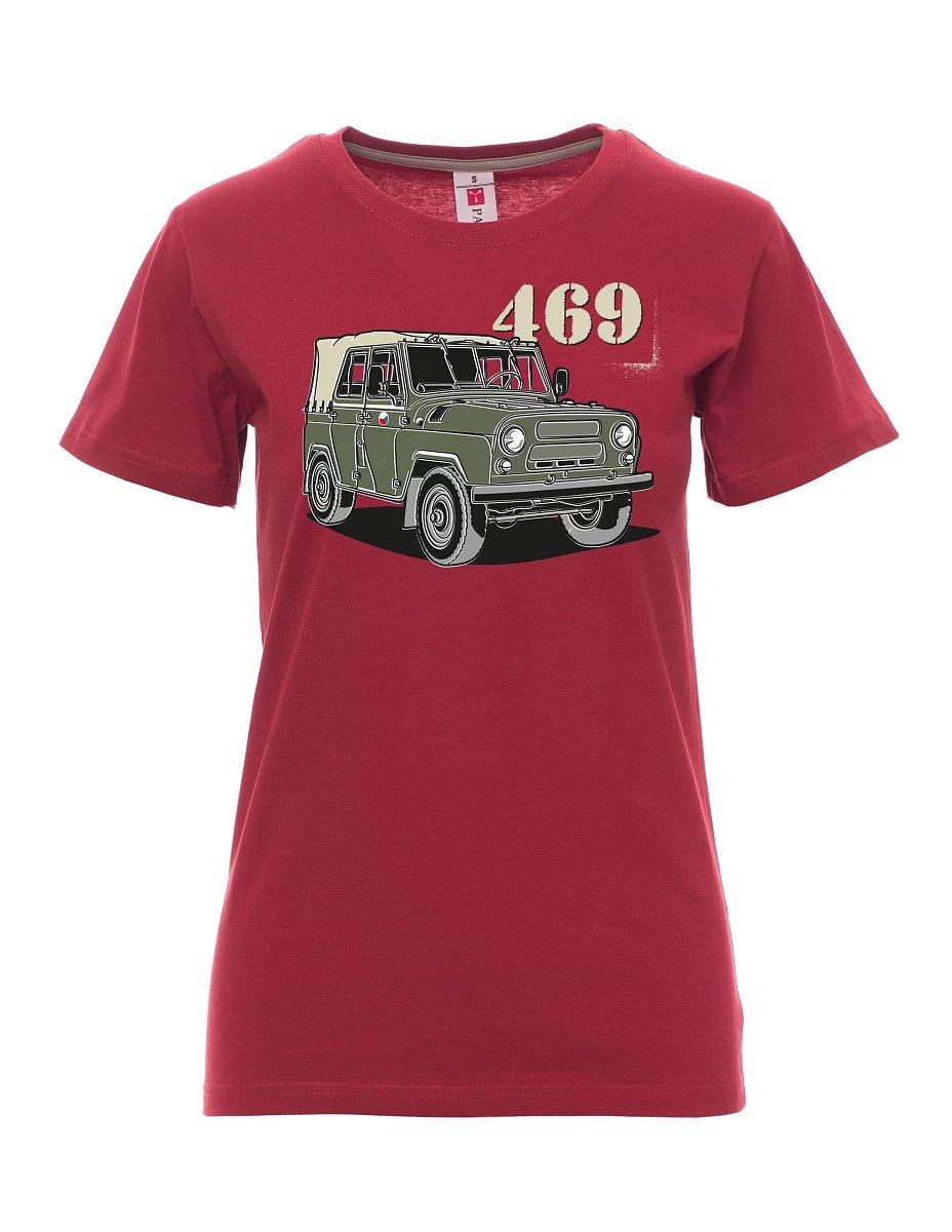 Bordeaux T-Shirt für Damen UAZ 469  CZ