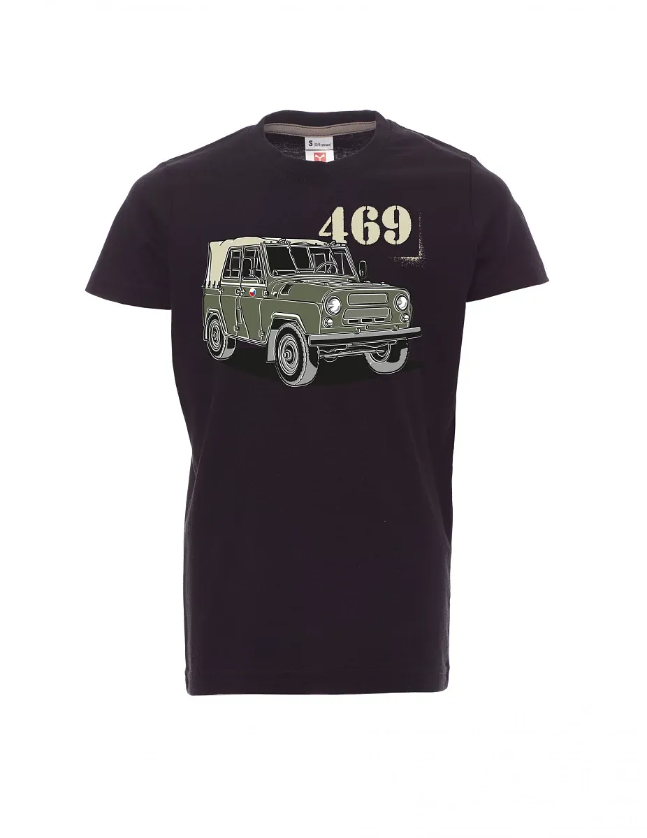 Schwarzes Kinder T-Shirt UAZ 469  CZ