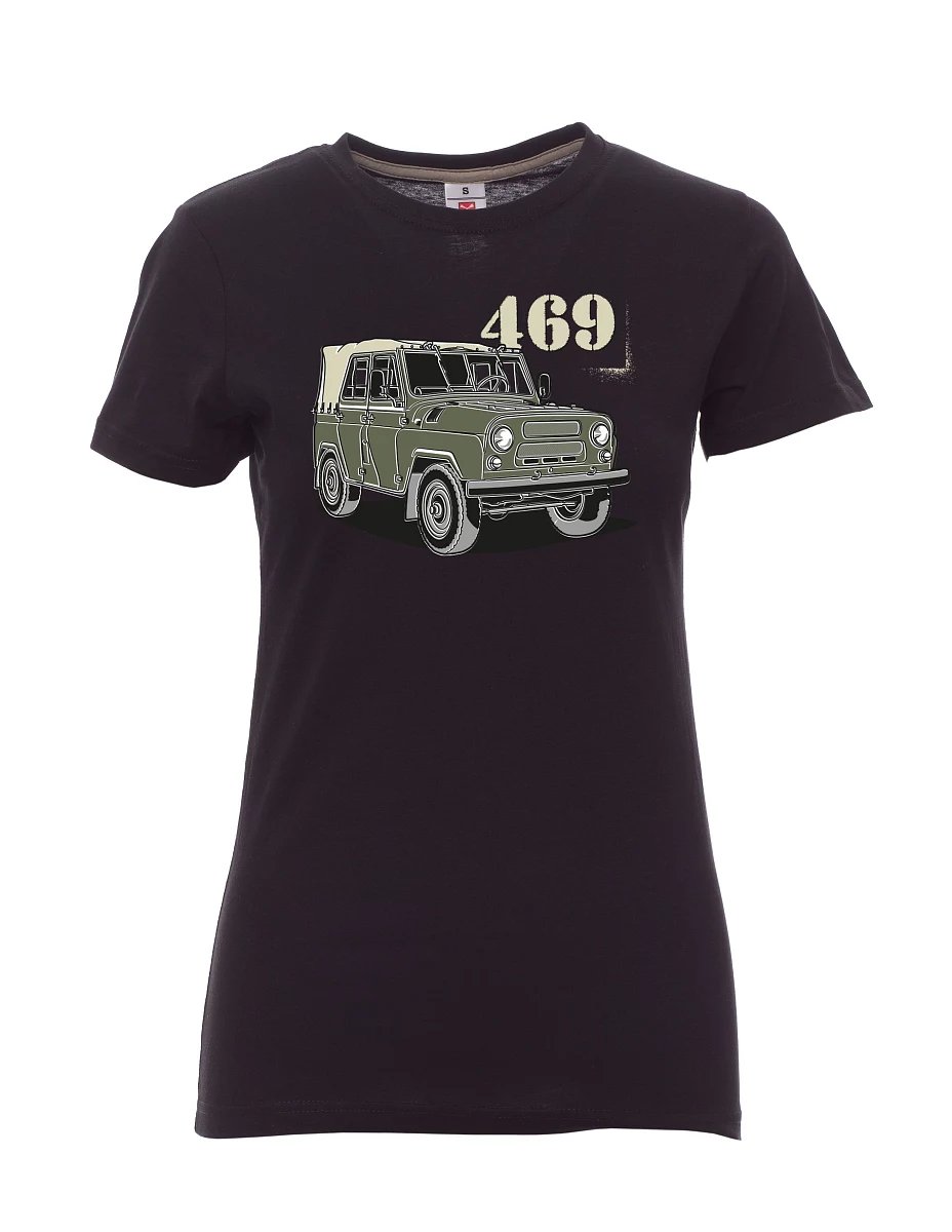 Schwarzes T-Shirt für Damen UAZ 469