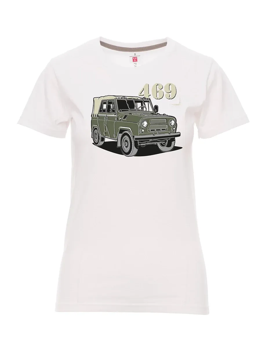 Weißes T-Shirt für Damen UAZ 469