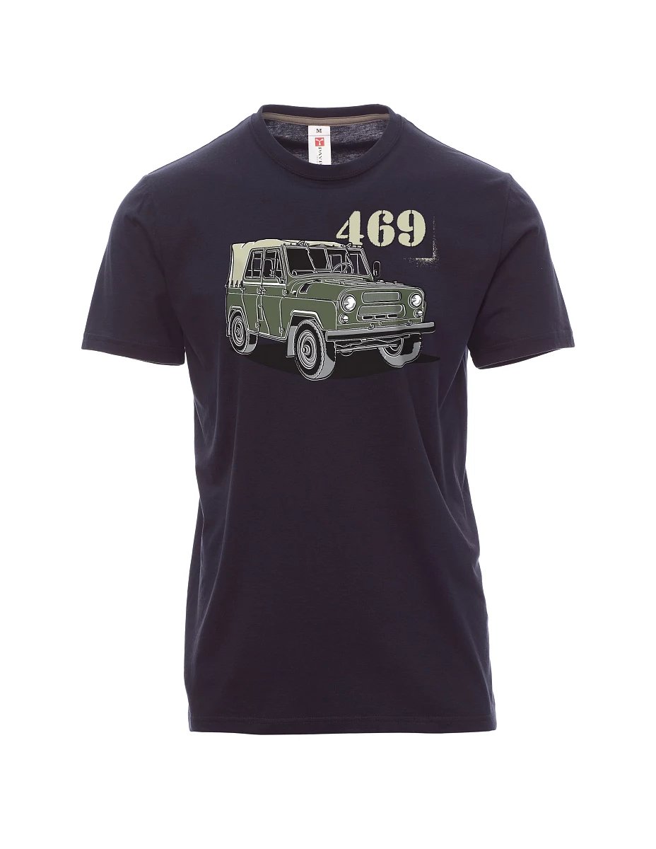 Schwarzes T-Shirt für Männer UAZ 469