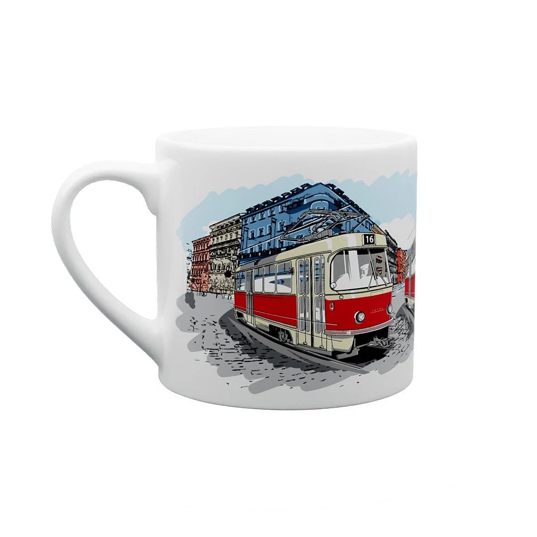 Keramikbecher Straßenbahn T3 170 ml