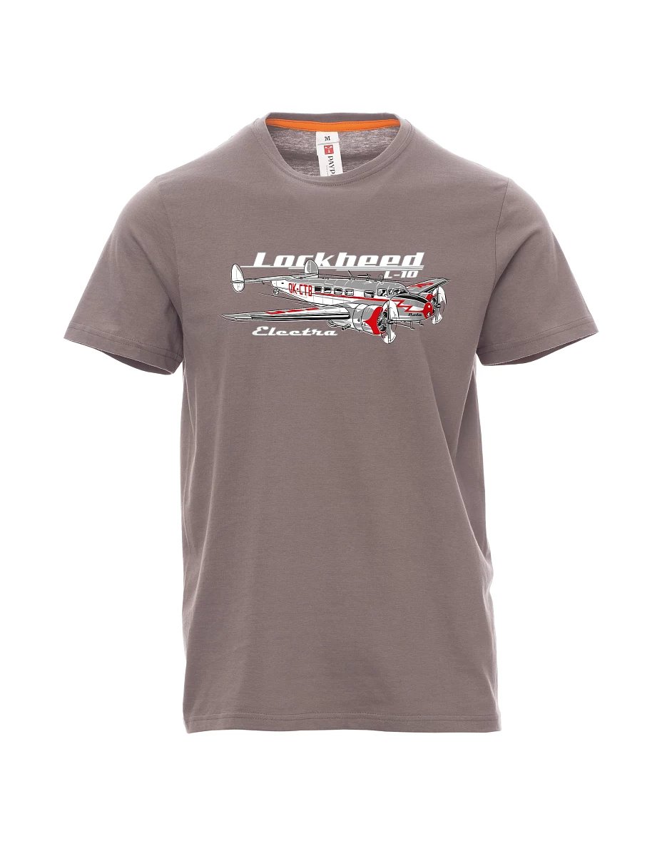 Stahlgrau T-Shirt für Männer Lockheed L-10