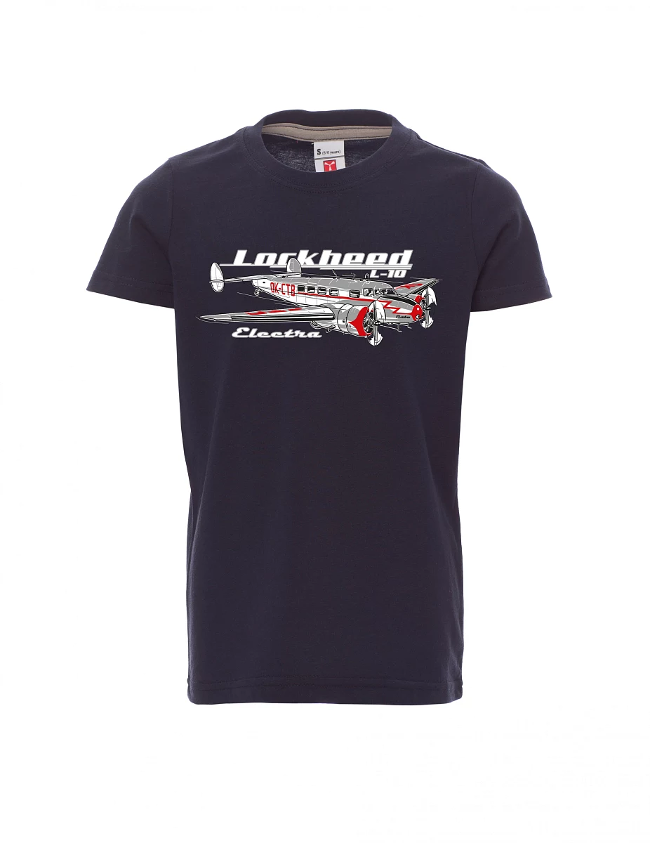 Navy Kinder T-Shirt Lockheed L-10