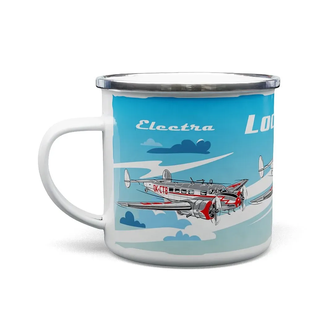 Emaille-Tasse Lockheed L-10 330 ml