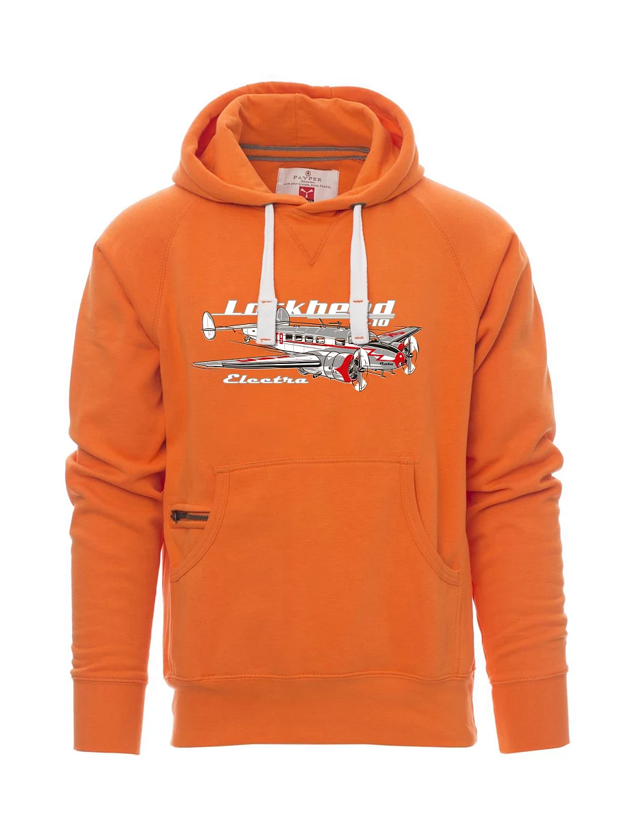 Orange Sweatshirt für Männer Lockheed L-10