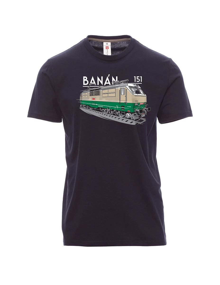 Marine T-Shirt für Männer Elektrolokomotive 151 "Banane"
