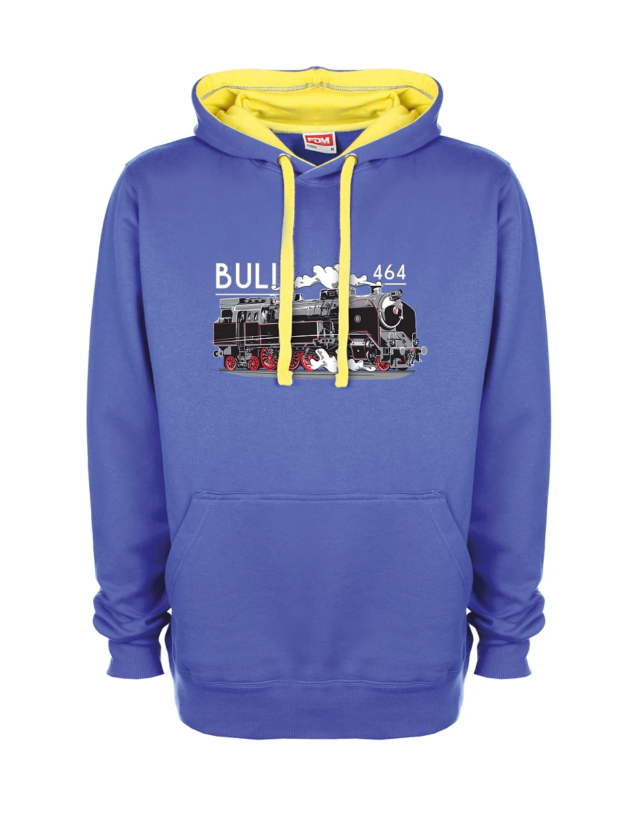 Gelb-blaues Sweatshirt Lokomotive 464