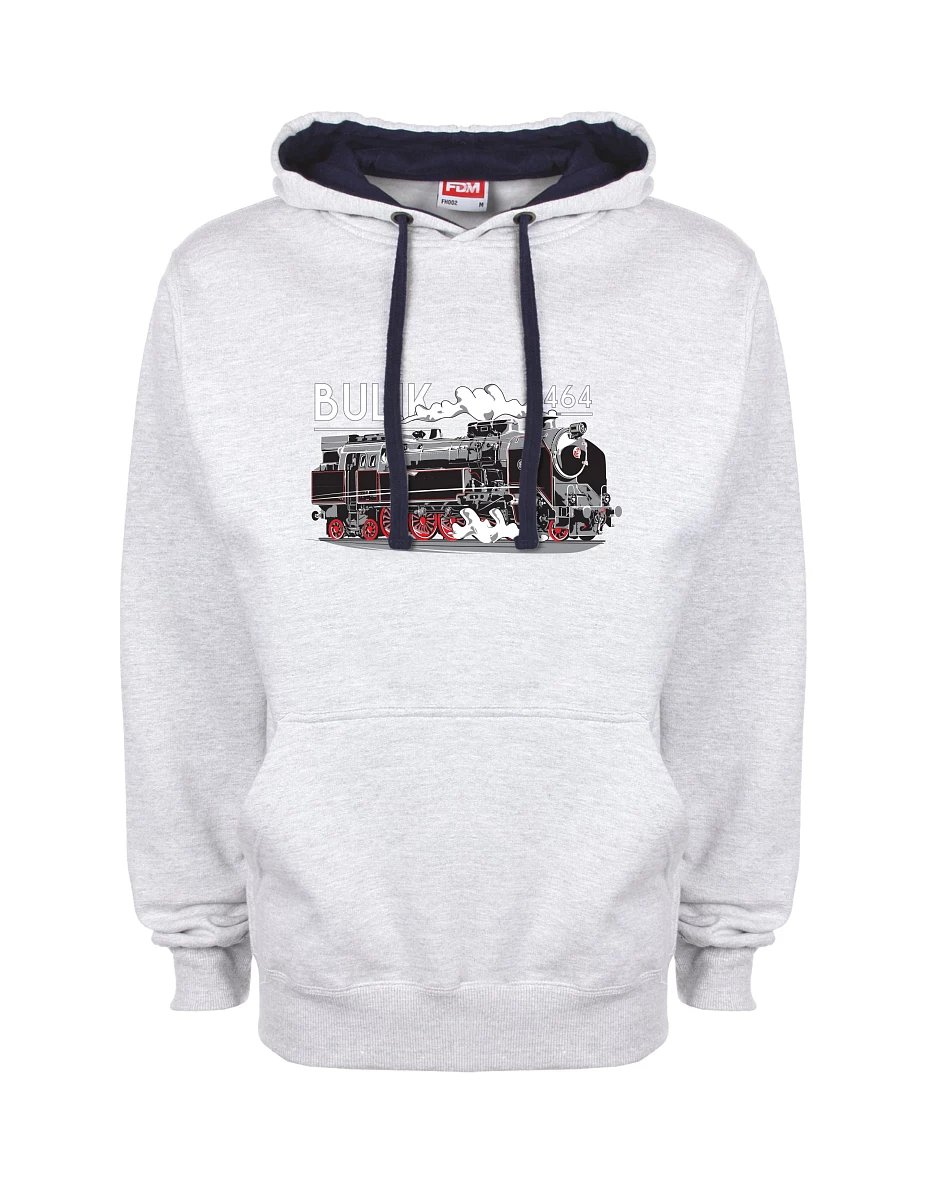 Blau-graues Sweatshirt Lokomotive 464