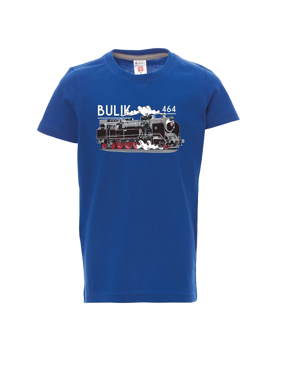Blaues Kinder T-Shirt Lokomotive 464