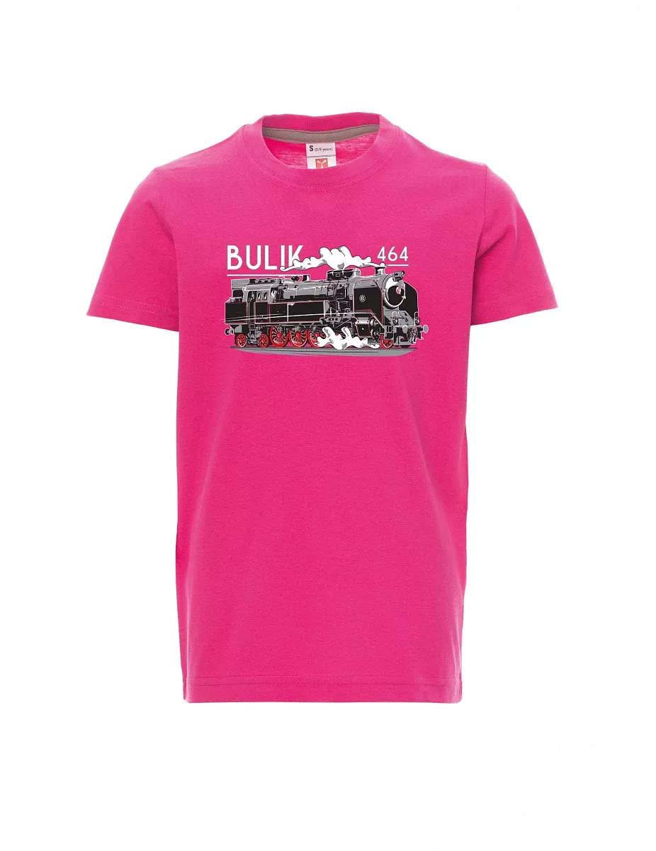 Rosa Kinder T-Shirt Lokomotive 464