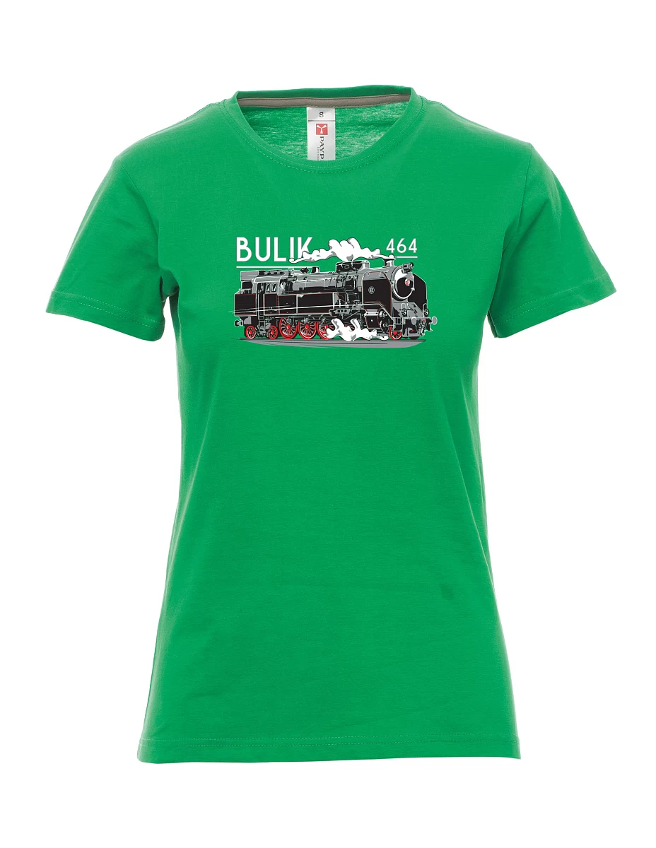 Grünes T-Shirt für Damen Lokomotive 464